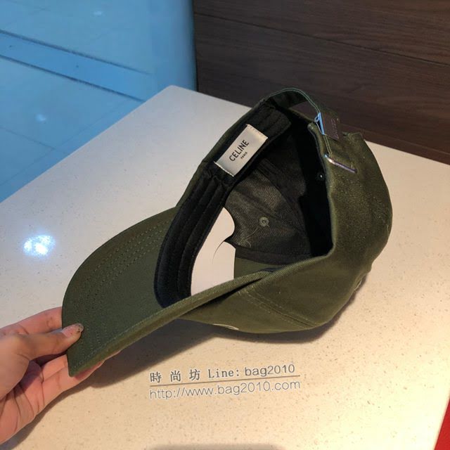 CELINE男女同款帽子 賽琳經典字母棒球帽鴨舌帽  mm1476